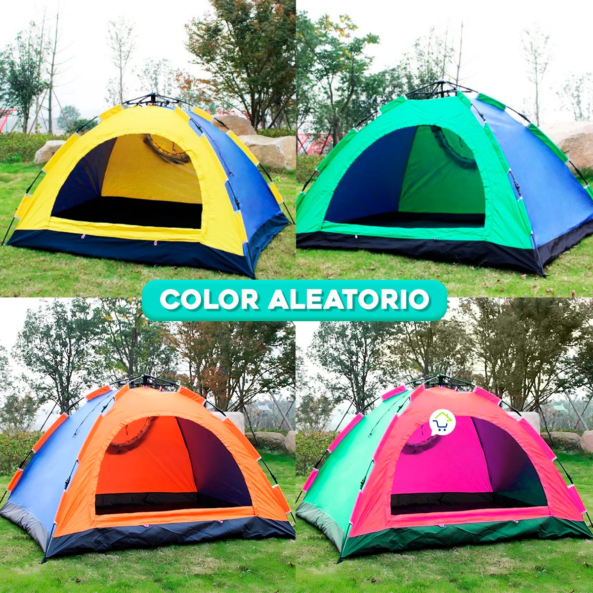 Miniatura 5 de Carpa Camping 3 Persona Automatica 2X15M